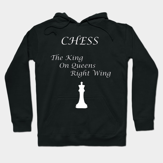 Chess Slogan - The King Hoodie by The Black Panther